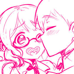 reigen giving me a smooch